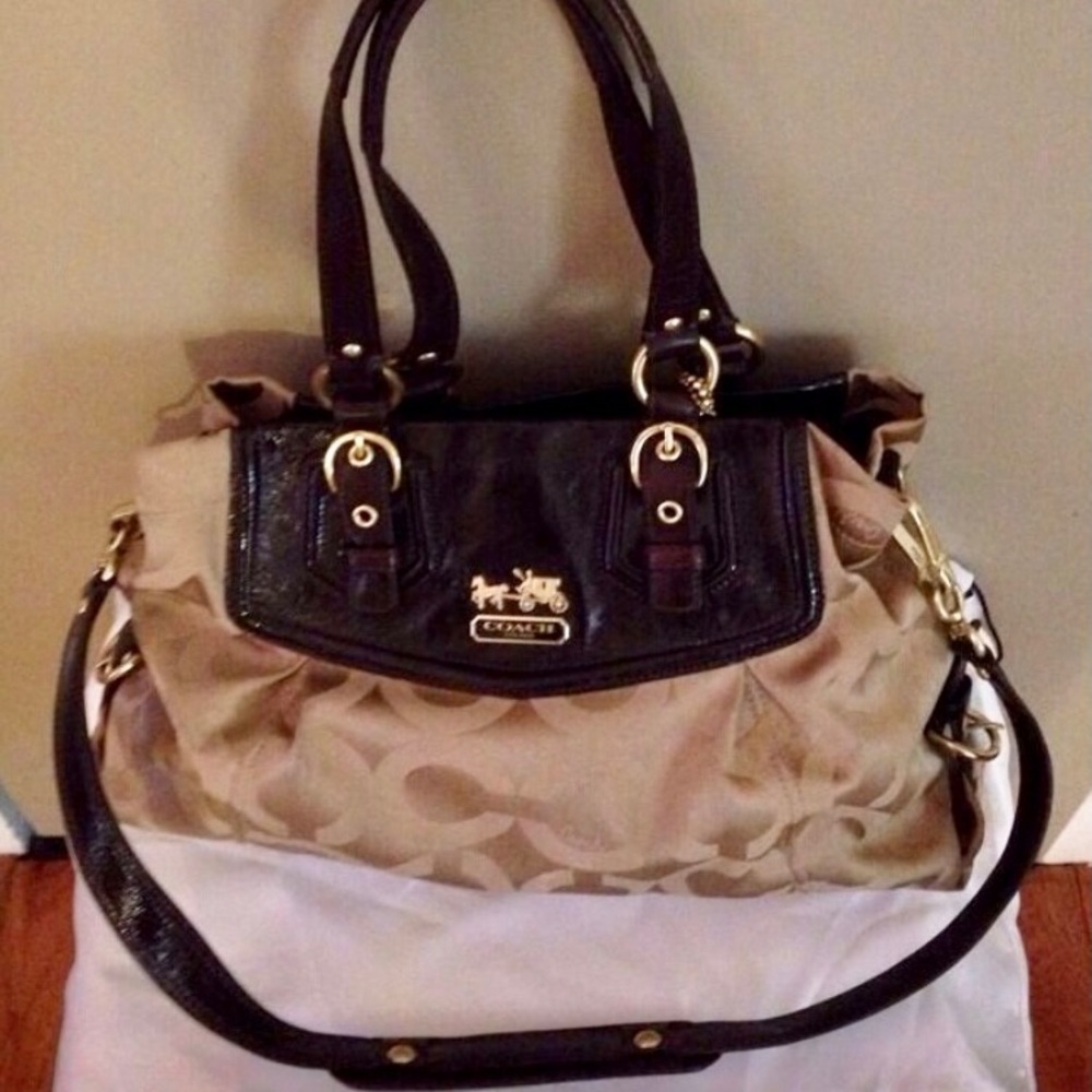 Authentic Coach Madison Audrey Op Art Sateen 14294 - Picture 3 of 16